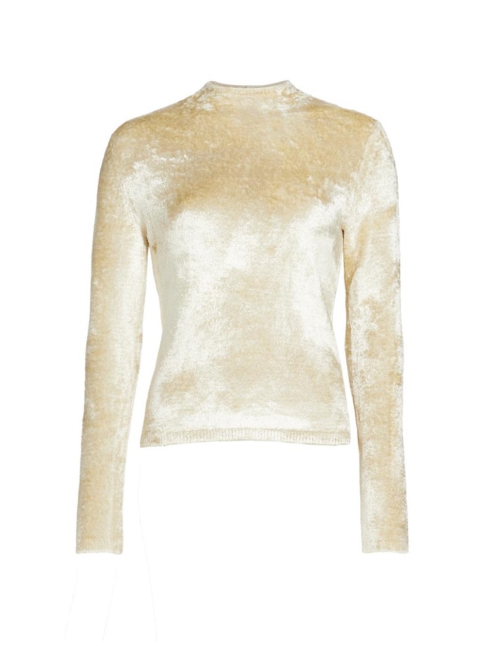 Vince Panne Velvet sweater in Pale Sand